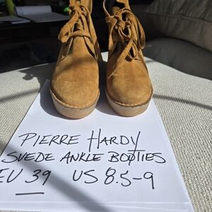 Pierre Hardy Suede Ankle Booties
